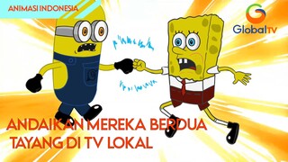 Minion X Spongebob / pernah adu mekanik siapa yang menang