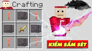 Minecraft Nhưng Đố Ai Chế Được Kiếm Sấm Sét