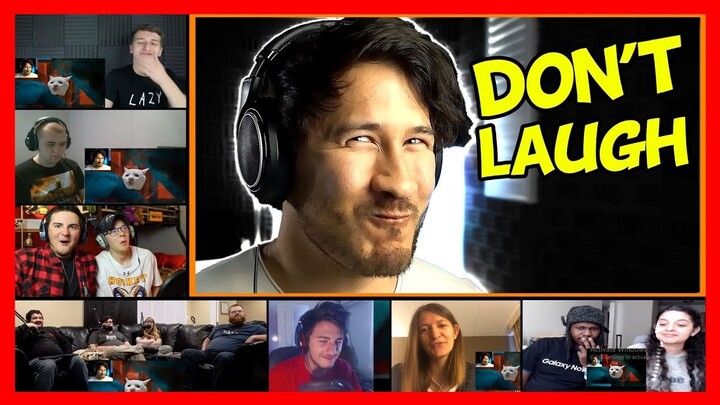 Markiplier - Try Not To Laugh Challenge #14 Reaction Mashup