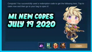 ML New Codes/July 19 2020