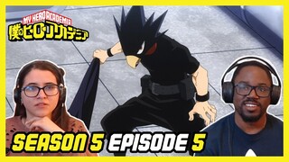 BLACK FALLEN ANGEL! My Hero Academia Season 5 Episode 5 Reaction