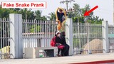King Cobra Snake Prank 🐍 (Part 5) | Fake Snake Prank Video on Public | 4 Minute Fun