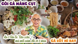 Color Man "3 chân 4 cẳng" vội tìm món GỎI GÀ MĂNG CỤT mỗi năm chỉ có 1 mùa duy nhất!| Color Man Food