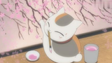 Lukisan Natsume adalah bunga sakura, dan lukisan Sansan adalah cakar, masing-masing cakar melambangk