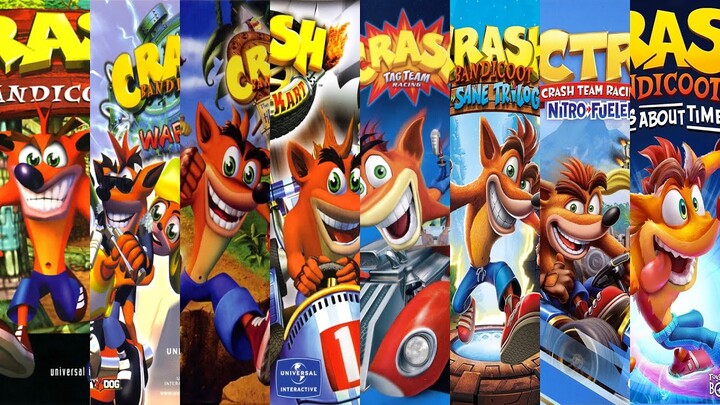 The Evolution of Crash Bandicoot Games (1996-2020)