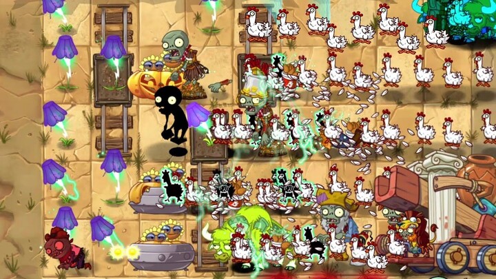 Nhiệm vụ phòng thủ đối đầu với 1000 zombies - PVZ2 MK