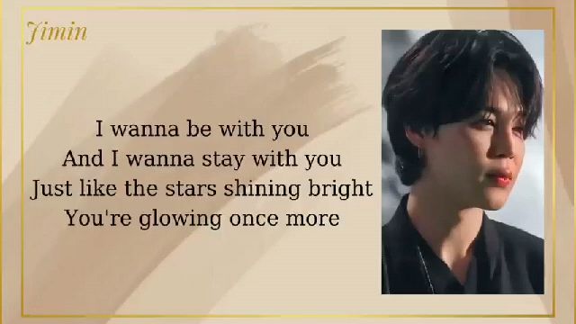 BTS Jimin X Ha Sungwoon With You Lyrics 