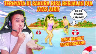 TERNYATA ADA TEMPAT RAHASIA DI SAKURA!! BISA BERJALAN DI ATAS AIR! SAKURA SCHOOL SIMULATOR - RAHASIA