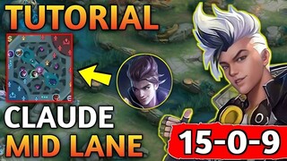 CLAUDE MID LANE TUTORIAL! TOP GLOBAL CLAUDE