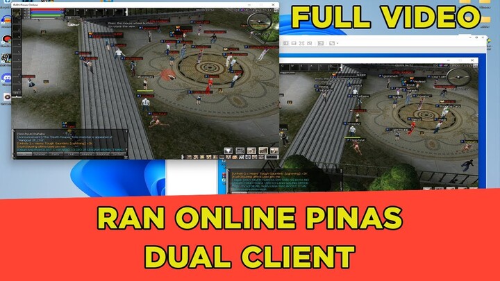 RAN ONLINE PINAS DUAL CLIENT FULL GUIDE ANY SERVER