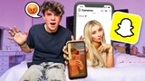 SNAPCHATTING Another Guy To See How My BOYFRIEND Reacts **CHEATING PRANK** |Elliana Walmsley