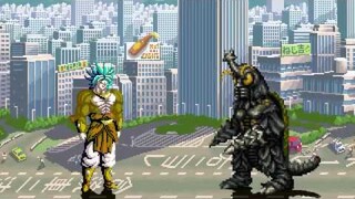 AN Mugen Request #1901: Cureblossom, Broly3, OTW, R.Akuma VS Megalon, Destoroyah, Ghidorah, Godzilla