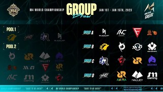 FORMAT TOURNAMENT & GROUP DRAW M4 WORLD CHAMPIONSHIP MOBILE LEGENDS!!