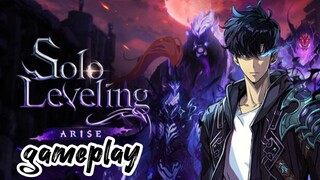 aksi babang jinwo di game (Solo leveling Arise)