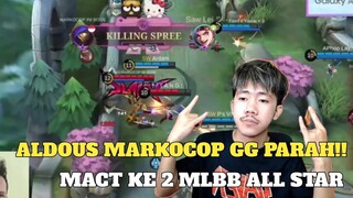 ALDOUS MARKOCOP EMANG GG PARAH!! CLOVER VS NEVERWIN || MLBB ALL STAR MACT 2 - mobile legends