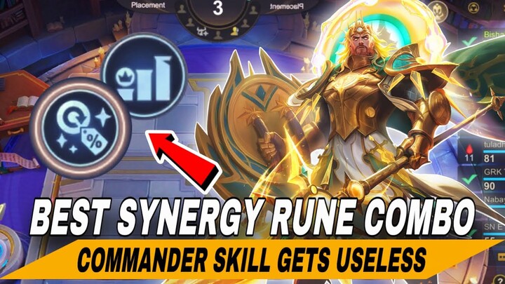 MAGIC CHESS BEST SYNERGY RUNE COMBO ‼️ FOR ANY COMMANDER EXPECT THARZ SKILL 3 ✅