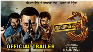 Warning-3 (official trailer) | Punjabi movie |Gippy_Grewal pamma | Prince Kj |Jasmin| 8 AUG 2025