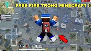 Mình Đã Chống Lại Đại Dịch Zombie | Bằng Những Vũ Khí Free Fire | TRONG MINECRAFT PE..!!