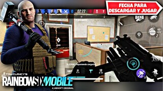 ULTIMA HORA! FECHA PARA JUGAR Y DESCARGAR RAINBOW SIX MOBILE PARA iOS Y ANDROID