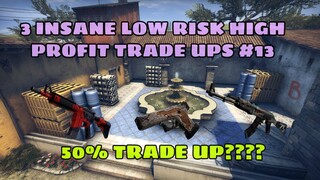 3 INSANE LOW RISK HIGH PROFIT TRADE UPS #13 | CSGO Trade-ups 2020