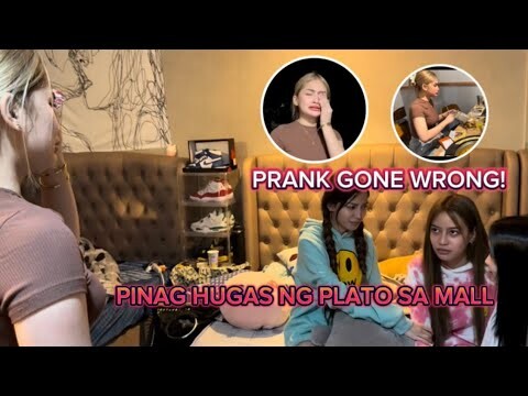 PINAG HUGAS SI GHIN NG PLATO SA MALL (PRANK GONE WRONG!)|MANNIXFAM