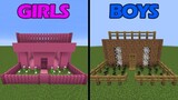 how boys and girls play minecraft at different ages