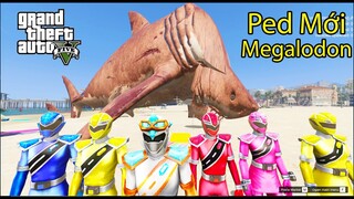 GTA 5 Mod - Biệt Đội Siêu Nhân Ma Tiến Ra Khơi Thu Phục Cá Mập Megalodon