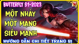 Butterfly Liên Quân | Hướng dẫn Cách Chơi - Lên Đồ - Bảng Ngọc Butterfly mùa S1-2023 Siêu Mạnh