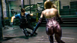 Leon Kennedy VS The Strongest Blonde in the World | Resident Evil: Death Island | CLIP