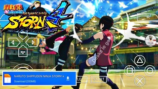 COMMENT TÉLÉCHARGER NARUTO STORM 4 PPSSPP ANDROID/iOS