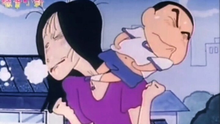 蜡笔小新：小新童鞋！请你松开松阪老师