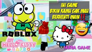 Wah....Ada GAME baru lagi nih di ROBLOX. Namanya HELLO KITTY CAFE. Seru banget gamenya.