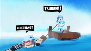 APA INI !! KITA TEMUKAN TEMPAT RAHASIA & BERTAHAN DARI BENCANA TSUNAMI TERBESAR -ROBLOX TSUNAMI GAME