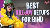 The BEST Killjoy Setups On Bind - Valorant