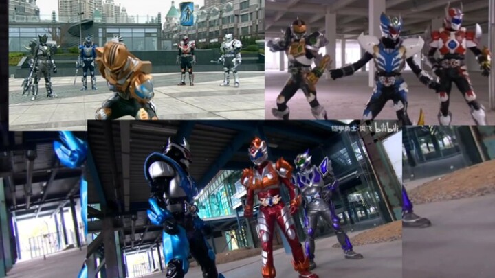 Three generations of armor rich battle, one more comparison on the same stage