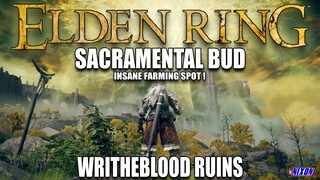 Elden Ring | Sacramental Bud Farming Location | Writeblood Ruins