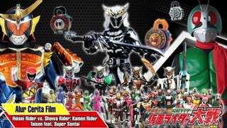 PERTARUNGAN LINTAS GENERASI   Alur Heisei Rider vs Showa Rider Kamen Rider Taisen ft Super Sentai