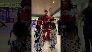 KAGET‼️ ALUNA DAN AMANDA KETEMU ROBOT IRON MAN RAKSASA‼️😱 #shorts #alviandmiracle #alunadanamanda