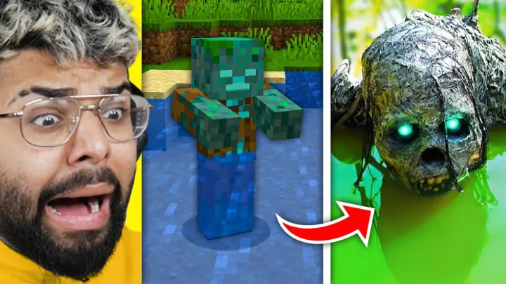 CURSED REAL LIFE MINECRAFT MOBS..