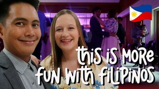 Funny Romantic Evening | Our First Christmas Party in the Philippines