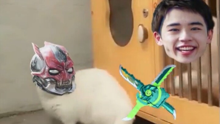 Precious video of the battle between Kamen Rider Kenzan and Natural Disaster