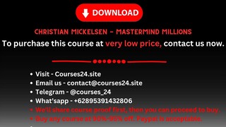 Christian Mickelsen - Mastermind Millions