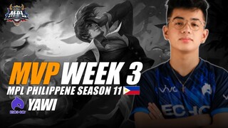 Echo Yawi MVP Week 3 MPL Philippines Season 11