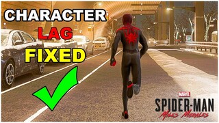 Character Lag Fix Easy solution How To fix Miles Lagging When He Moves in Spiderman Miles Morales