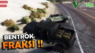 TOL KIRI BERDARAH !! SEMUA FRAKSI AMBIL PERSENJATAAN KE TRUK POLISI !! GTA 5 ROLEPLAY INDONESIA