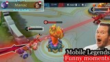 WTF Mobile Legends Funny Moments | Moskov Headshot 300IQ Gameplay