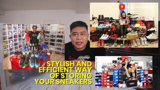 Stylish and efficient way of storing your sneakers