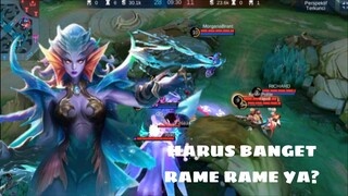 karrie full attack speed semua musuh jadi tipis banget