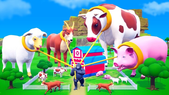 Funny Animals Giraffe Elephant Train Fight in Zoo Monkey Train Ride Jungle Animals 3D Cartoon Videos - Bilibili Funny Animals Giraffe Elephant Train Fight in Zoo Monkey Train Ride Jungle Animals 3D Cartoon Videos - Bilibili