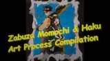 Illustration Process Compilation: Zabuza Momochi & Haku!! (Naruto Art)